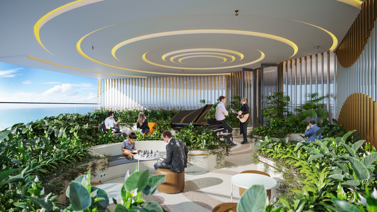 View biển từ ban công